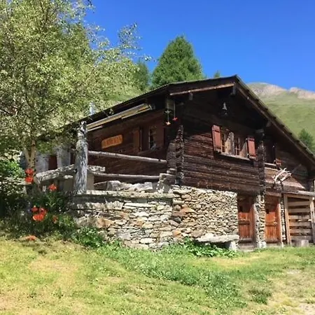 Alphuette Murmolta Im Sonnigen Wallis Mitten In Der Natur 木屋 *